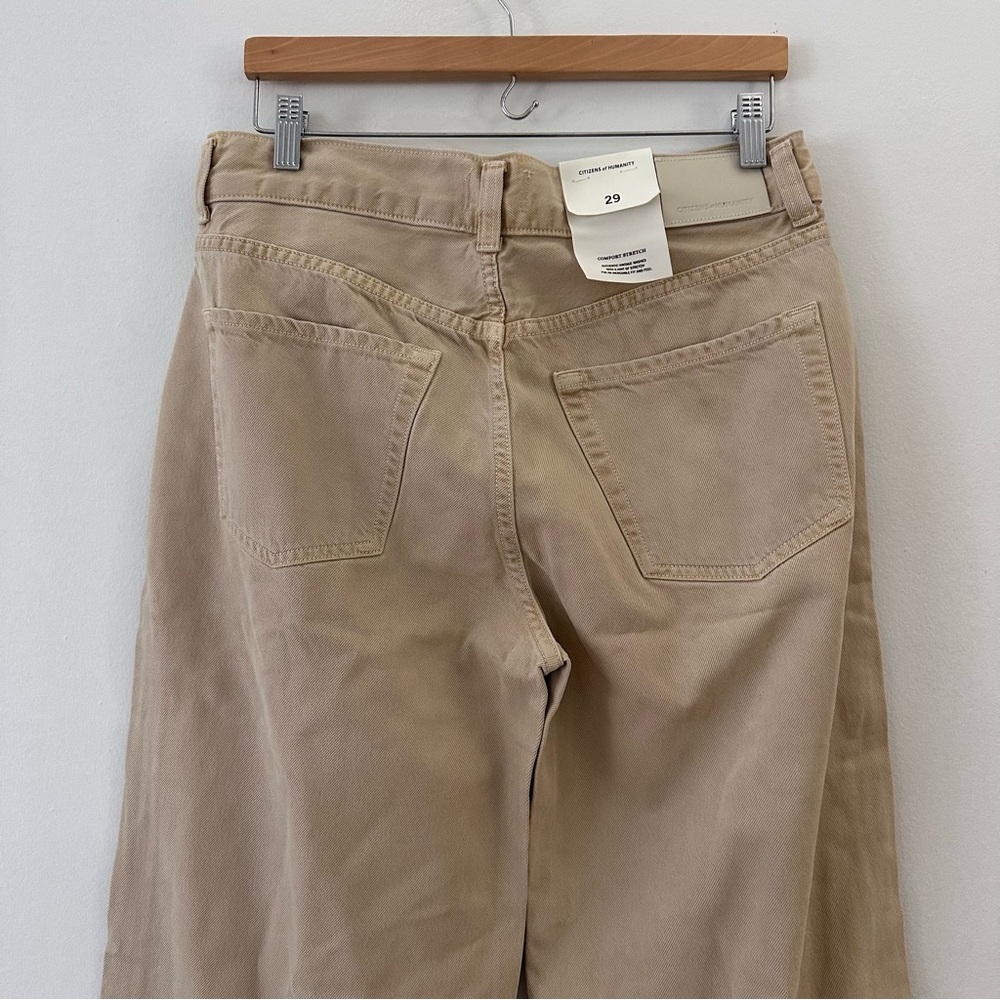 NWT Citizens Of Humanity Beverly Trouser Taos‎ Sand Tan Wide Leg size 29 - Picture 6 of 8